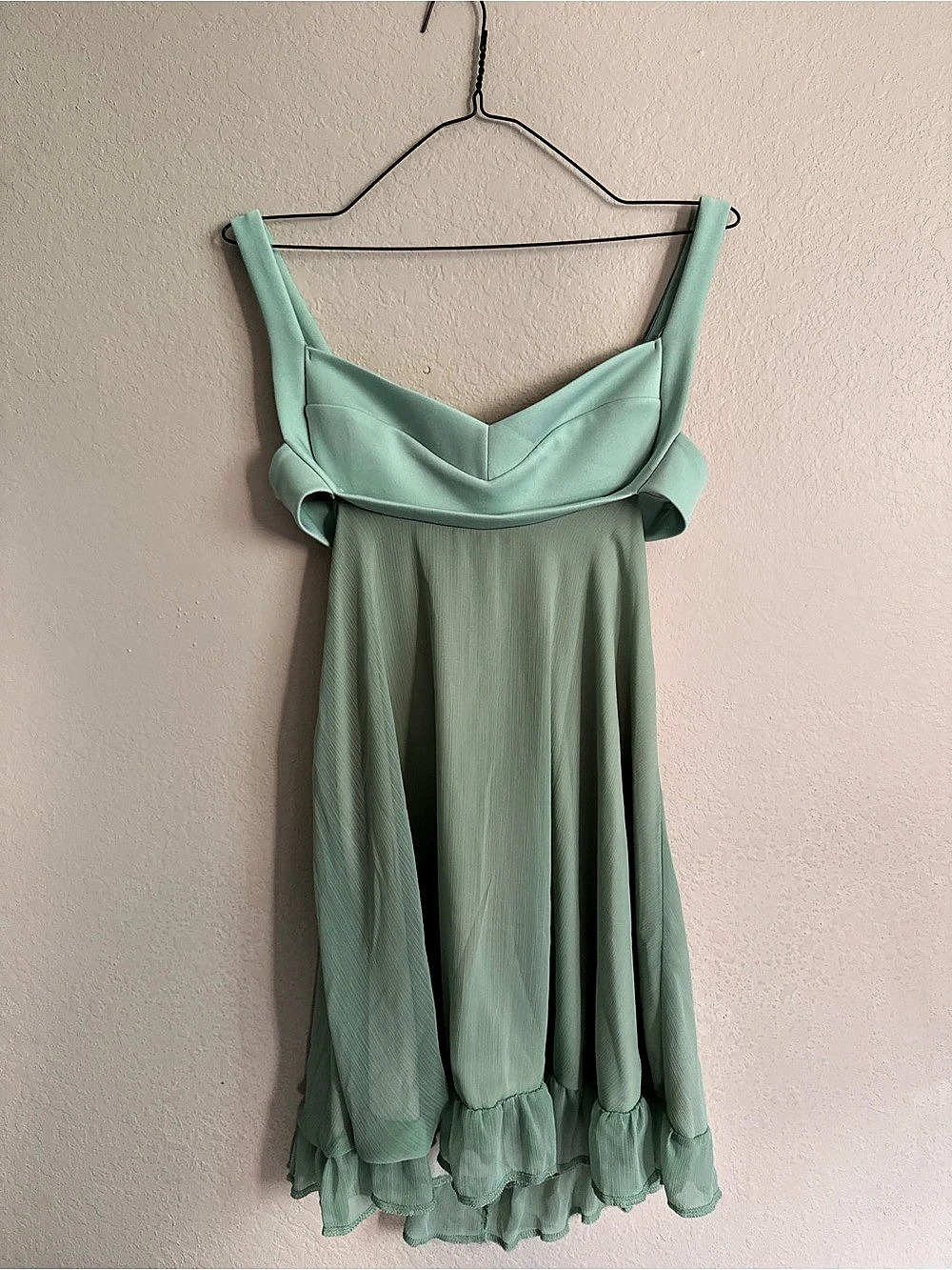 Women's Mini Dress in Green Like New